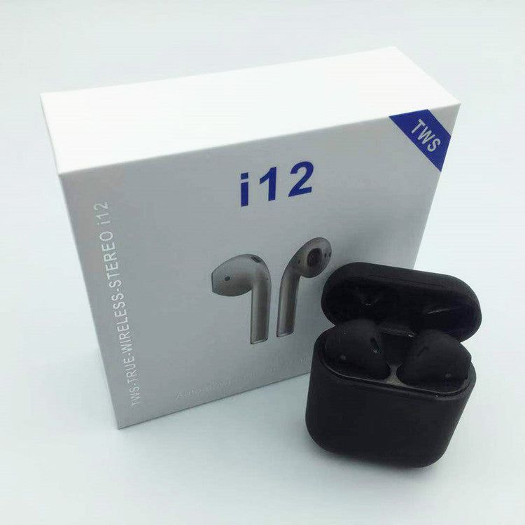 I12 Bluetooth Headset tws Wireless Bluetooth Headset 5.0 Touch Bluetooth Headset Sports Bluetooth Headset-coloredstr1ngs-