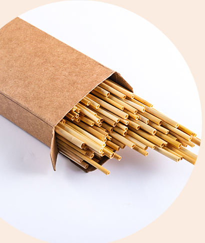 100Pcs 20cm Natural Wheat Straw Reusable Drinking Straws-www.hffproducts.com-