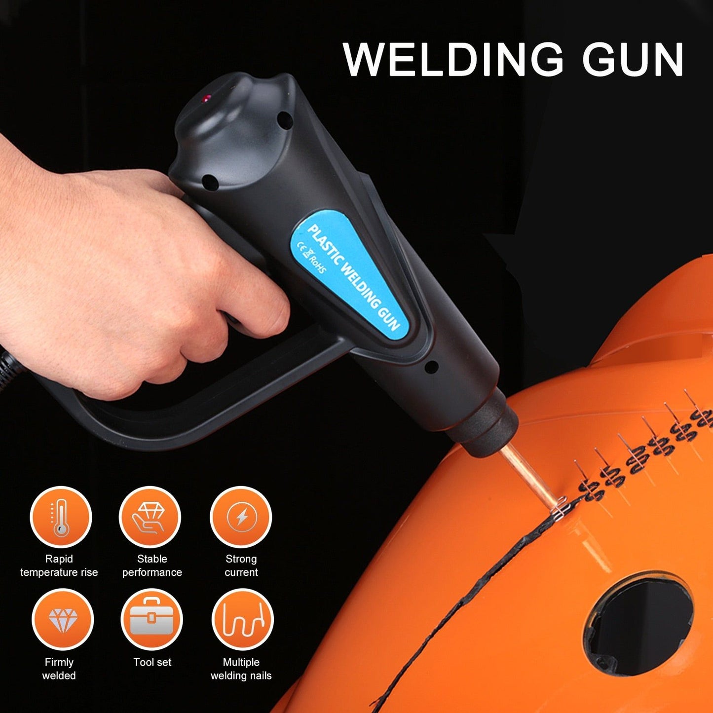 50W 70W PVC Repairing Welding Machine Hot Staplers Plastics Welders Garage Tool Staple Car Bumper Repairing Stapler Welding Tool-www.hffproducts.com-