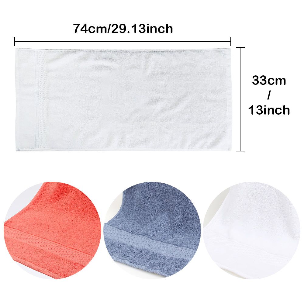 Custom Monogrammed Hand Towel Personalized Embroidered Towels for Bathroom-Mademine-mademine